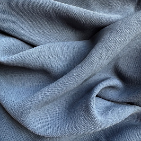 Gray Cowl Draped Pleated Neck Sleeveless Top Blouse Decorative Shoulder Buttons - Picture 8 of 9